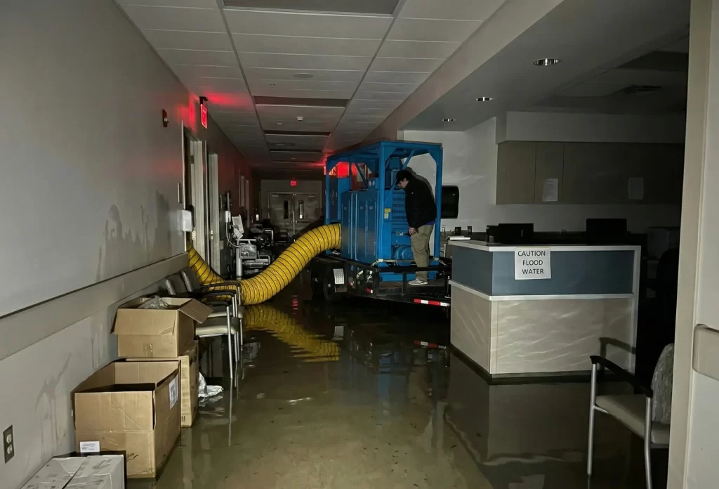 Hospital Water Damage Restoration
